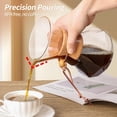 thumbnail image 6 of WAAYEEPL 20 oz 6-Cup Pour-over Coffee Maker with Reusable Filter, Diamond Borosilicate Glass, 6 of 9
