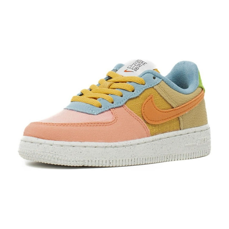 Little Kid's Nike Force 1 LV8 Next Nature Sanded Gold/Hot Curry (DM1008  700) - 2.5 