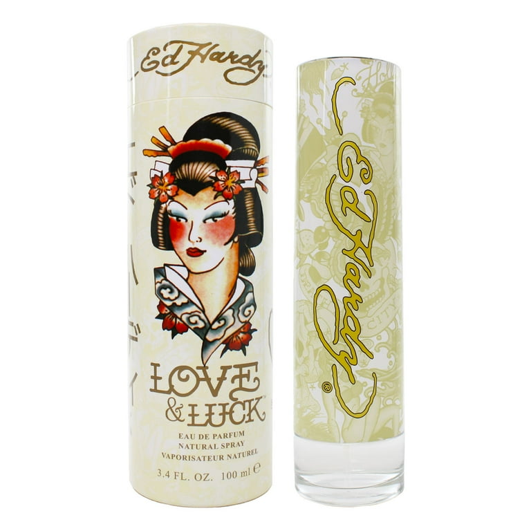 Ed Hardy Love & Luck Perfume for Women, 3.4 oz Eau De Parfum Spray