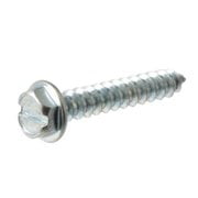New #10 x 1 in. Slotted Hex Head Zinc Plated Sheet Metal Screw (100-Pack)