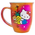 thumbnail image 2 of Tarro de Cerámica Iridiscente Bitono, Hello Kitty Frutal, Sanrio, Taza Bebidas Calientes, Capacidad 470 ml, Rojo, 2 of 4