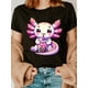 thumbnail image 1 of Milk Tea Graphic Tee - Short Sleeve Crew Neck Casual Top for Women, Perfect for Spring & Summer, 1 of 6
