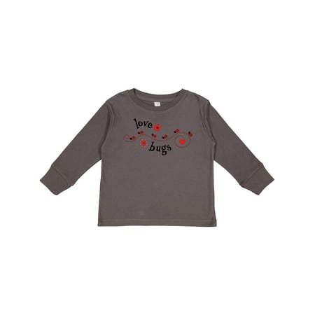 

Inktastic Valentine s Day Love Bugs Gift Toddler Boy or Toddler Girl Long Sleeve T-Shirt