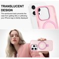thumbnail image 5 of CASEFIV for iPhone 13 Pro Max Case,with Magnetic Invisible Stand [Military Drop Protection] [Compatible with MagSafe] [2 Screen Protector+2 Lens Protector] Shockproof Slim Anti-Slip Case,Pink, 5 of 8