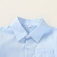 thumbnail image 4 of YOUI-GIFTS Toddler Baby Boys Dress Shirts Long Sleeve Button Down Shirt for Kids Boys 12M-6T, 4 of 7