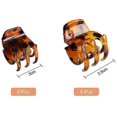 thumbnail image 2 of 12 Pcs Small Hair Clips Medium Hair Claw Plastic Brown Claw Clips For Women Girls, 2 of 5