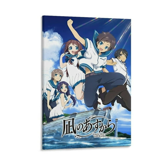 Fantasy Anime And Manga Series Nagi-Asu A Lull in The Sea Role Poster Canvas Wall Art Prints Poster Gifts Photo Picture Painting Posters Room Decor Home Decorative 12x18inch(30x45cm)