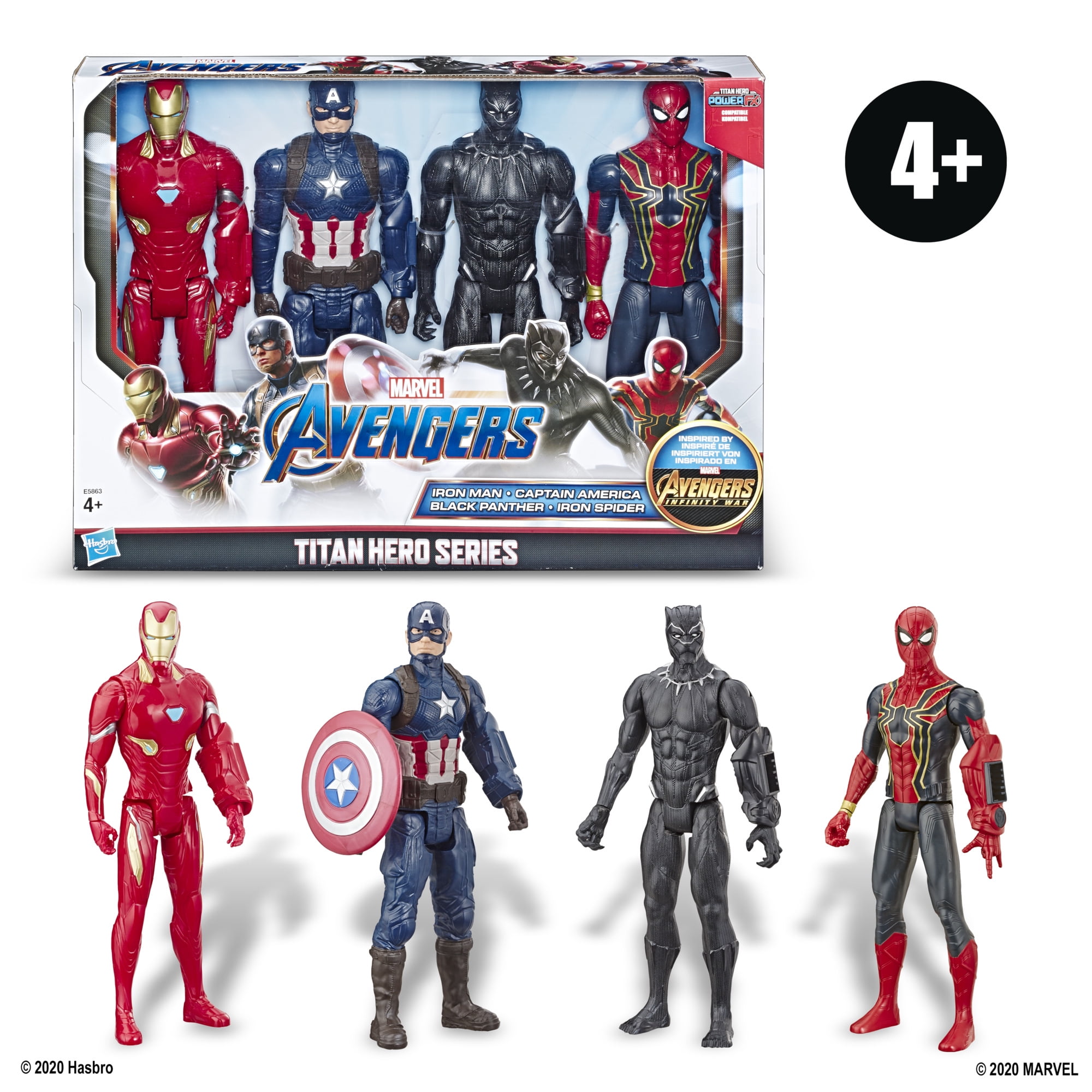 HASBRO AVENGERS TITAN HEROES MULTIPACK 7 PERSONAGGI 30 CM.