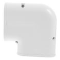 thumbnail image 5 of White PVC AC Wall Duct Cover for Air Conditioning with 90 Degree Flat Bend Design Fits External, 5 of 10