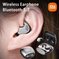thumbnail image 2 of Xiaomi MD528 Auriculares invisibles para dormir, pequeños auriculares inalámbricos con cancelación de ruido, auriculares estéreo deportivos con Bluetooth 5.3, 2 of 5