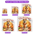 thumbnail image 5 of Happy Thanksgiving German Shepherd Give Thanks Fall Beanie Scarf Welcome Cutout Transfer Sticker Alsatian Dog Lover Gifts Transparent Decal Art Decor - 00020, 5 of 5