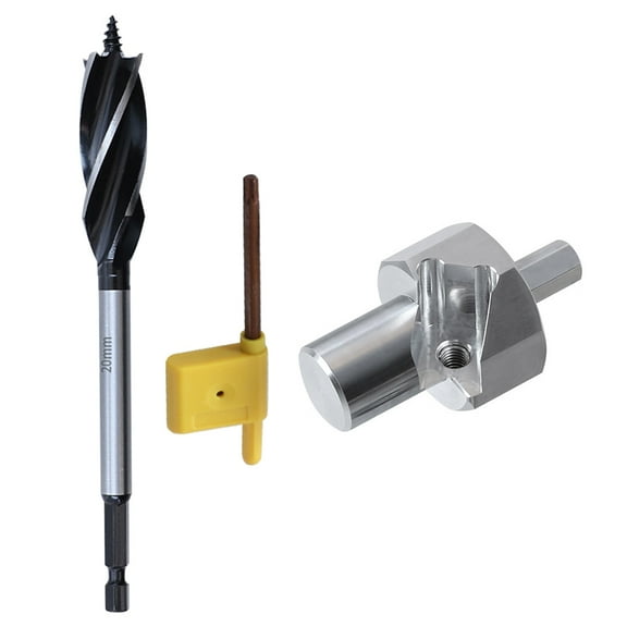 Workbenches Dog Hole Chamfer Reamer Tool Stainless Steel 20mm Dog Hole Shaping Trimmers Hexagon