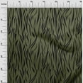 thumbnail image 2 of oneOone Cotton Cambric Olive Green Fabric Skins Animal Diy Clothing Quilting Fabric Print Fabric By Yard 56 Inch Wide, 2 of 4
