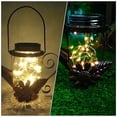 thumbnail image 4 of 1 unid jardín solar luz al aire libre lámpara decorativa impermeable patio lámpara, 4 of 5