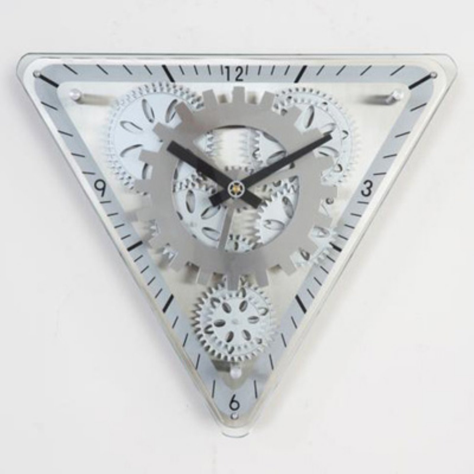 Maples Sales Movinggear Wall Clock with Glass Cover 15W in