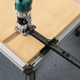 thumbnail image 1 of Guía De Corte Circular De Enrutador, Soporte De Ranura De Fresado De Enrutador Desmontable aleación De Aluminio Multifuncional Longitud De 441 Mm Versátil Para Carpintería, 1 of 7