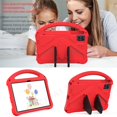 thumbnail image 4 of For Teclast M50HD M50 Pro HD 2023 10.1" Tablet PC Case Kids Safety Shockproof EVA Foam Portable Cover with Rear Kickstand Case with Strap-RD Teclast M50, 4 of 6