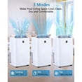 thumbnail image 4 of Powerful 14,000 BTU Portable Air Conditioner – 3-in-1 Cooling, Dehumidifier & Fan – Ultra-Quiet 51dB – Cools up to 850 Sq. Ft. – Compact, Mobile Design – Ideal for Bedroom, Office, Camping, 4 of 8