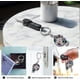 thumbnail image 4 of Car Metal Keychain with LED Lights Sound Turbo Sleeves Key Bearing Spinning Model Turbine Turbo Charger Turbo Key Ring Shaped, Silver, M, 4 of 5