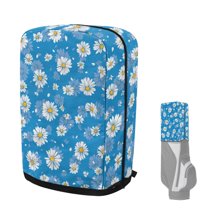 Yuyamidu Daisy Golf Bag Cover Blue Golf Bag Top Cover for Clubs with Snap Button One Size Fit Most Stand Bags