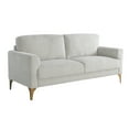 thumbnail image 3 of Studio Living Mayfield Modern Sofa, Ivory Woven Fabric, 3 of 8