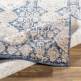 thumbnail image 5 of Mark&Day Area Rugs, 8x10 Geelbroek Traditional Navy Area Rug, Blue Beige Grey Carpet for Living Room, Bedroom or Kitchen (7'10" x 10'2"), 5 of 7