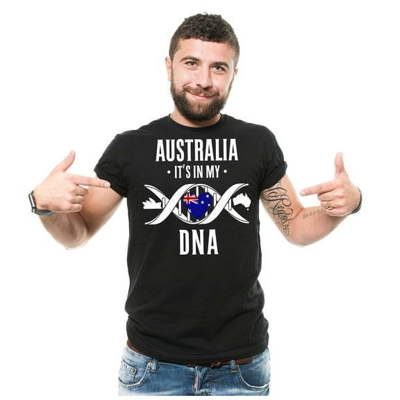 Australia It's In My DNA Shirt Australian DNA Shirt Australia Flag Shirt Australian Patriotic Gifts