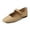 Beige Raffia Woven, variant on XYD Women Comfy Square Toe Mary Jane Flats Single Strap Buckled Daily Casual Shoes Size 7 Ginger Velvet
