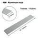 thumbnail image 2 of Barra plana de aluminio 6061 T6511 6 mm x 50 mm x 305 mm (4 piezas), 2 of 3