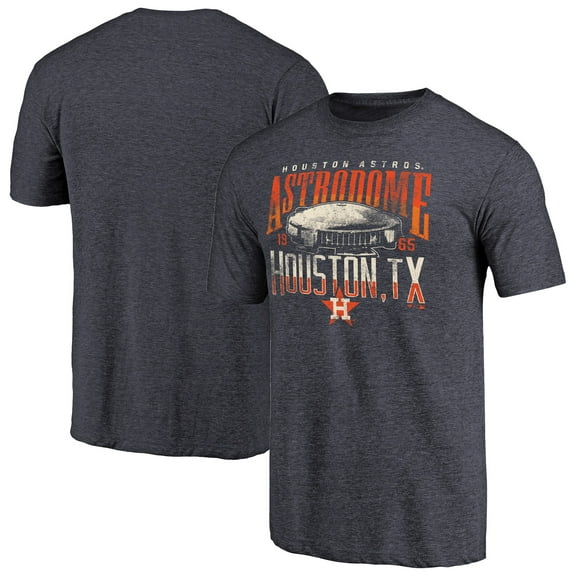 Men's Navy Houston Astros The Dome Hometown Tri-Blend T-Shirt
