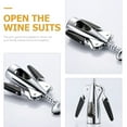 thumbnail image 2 of WHAMVOX  Red Wine Bottle Opener Corkscrews for Bottles Multifunctional Silver, 2 of 8