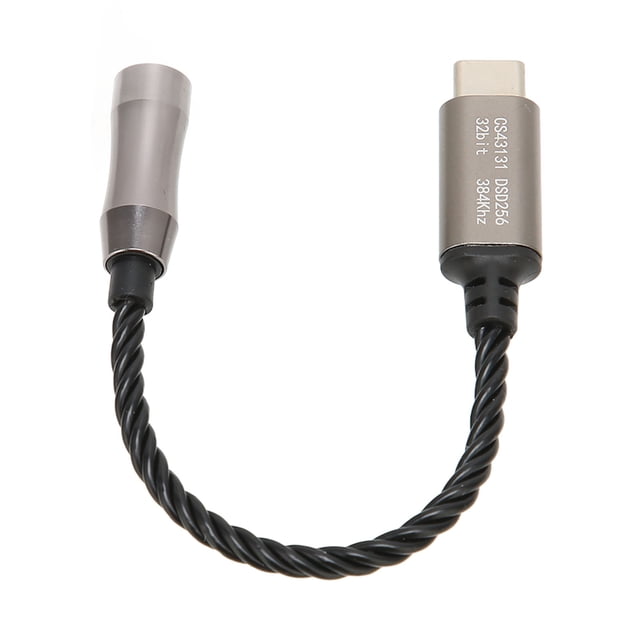 Headphone Adapter, Type C To 3.5mm Headphone Adapter 5cm/5.9in 120dB Headphone Cable For PC