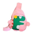 thumbnail image 3 of Bolso bandolera ligero para niños Yuyangstore bolsa cruzada para salidas escuela camping rosa, 3 of 8