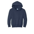 thumbnail image 4 of Port & Company Youth Core Fleece Pullover Hooded Sweatshirt-XS (Navy), 4 of 5