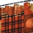 thumbnail image 3 of Fall Pumpkins and Autumn Leaves Pattern Shower Curtain 72"x84" ,Bathroom Decorative Shower Curtains Set with 12 Hooks,Modern Waterproof Washable Shower Curtain, 3 of 6