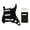 Black, variant on LAZIOEGR Electric Guitar Pickguard Loaded Scratch Plate with Rear Cover and 18 Mounting Screws Black 13.39 inches / 34 cm