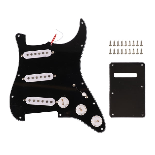 Placa para rascar guitarra, golpeador Placa para rascar guitarra Placa de cubierta para guitarra Golpeador para guitarra eléctrica Diseño de última generación Jadeshay A