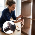 thumbnail image 4 of Shelf Pegs 5mm Metal Cabinet Shelf Support Pins with Black Rubber Sleeves, Heavy Duty Shelving Brackets for Bookshelf Kitchen Closet Furniture Repairs, 1pc for Spring Home Refresh, 1Pcs Silver, 4 of 5