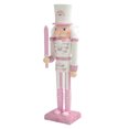 thumbnail image 1 of Cascanueces de madera Solider Figurine White Hair Rhinestone Inl, 1 of 6