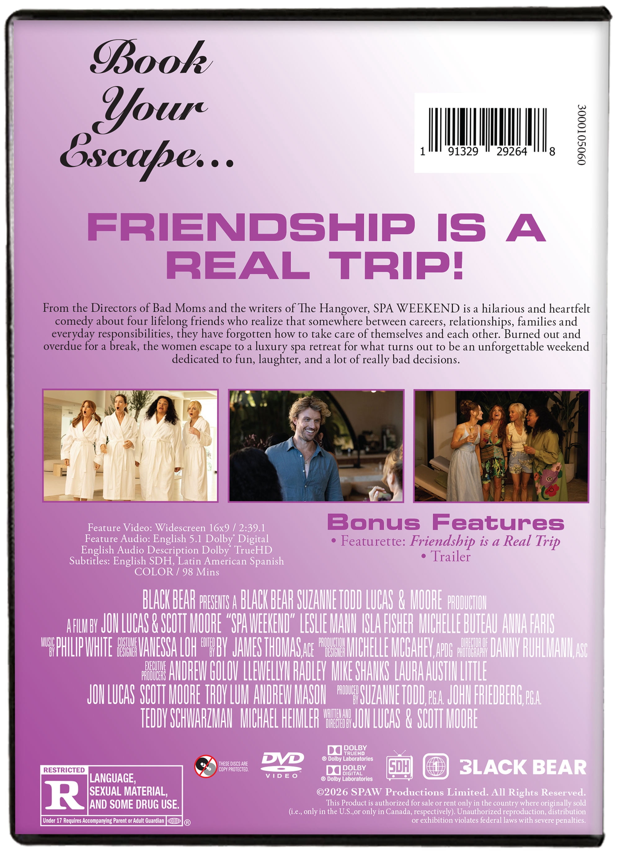 Spa Weekend (DVD), Comedy, Black Bear Pictures