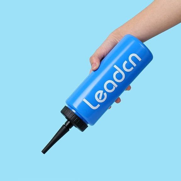 Clearance Sale | 1L Sports Water Bottle with Long Nozzle, Squeeze-Out Design for Gym and Workout, Blue