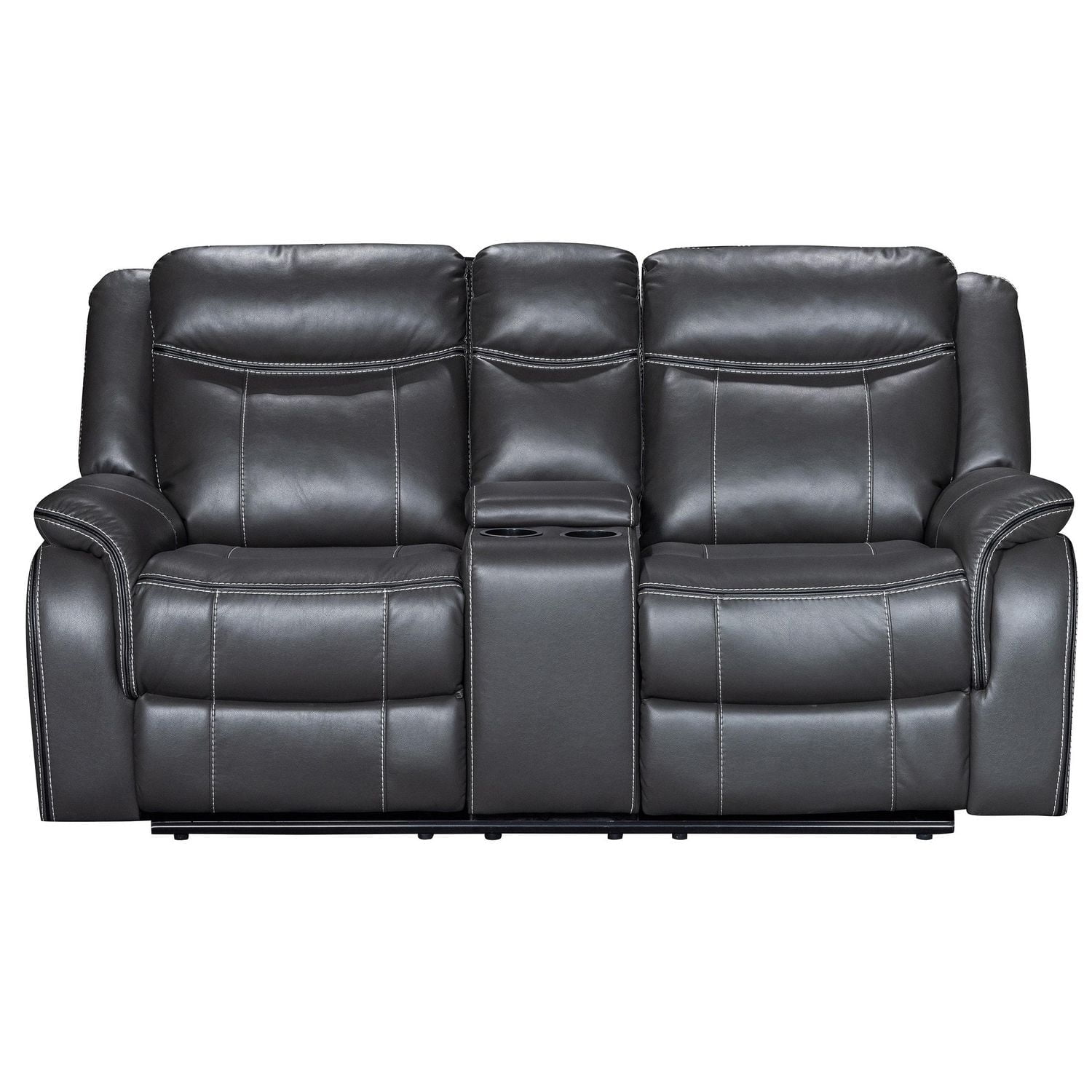 Declan 75 in. Motion Loveseat with Cupholder Console