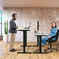 thumbnail image 4 of Costway Electric Adjustable Standing up Desk Frame Dual Motor w/Controller Black, 4 of 11