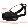 LYTiang Breathable Mesh Dog Muzzle Barking Biting Chewing And Stop