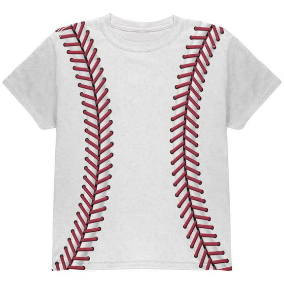 Baseball Costume All Over Youth T Shirt