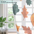 thumbnail image 4 of Yayeee Window Curtains Set of 2 for Living Room Light Filtering 63"x42", Pumpkins Pattern, 4 of 7