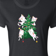 thumbnail image 4 of Inktastic Kawaii Cats Christmas Tree Women's T-Shirt, 4 of 5