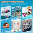 thumbnail image 2 of 20 Inch / 50cm Pool Safety Life Preserver Throw Ring Buoy- Swim Foam Rings for Swimming Pool Wall Decoration, 2 of 9