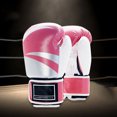 thumbnail image 5 of Gants de Boxe, Gants de Boxe pour Adultes et Enfants Hommes Femmes Gants de Boxe Gants de Boxe Thaï - Rose, 5 of 5