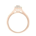 thumbnail image 2 of 3/8 Carat T.W. Diamond "Rosea" Women's Halo Engagement Ring in 10k Rose Gold by Keepsake, 2 of 3